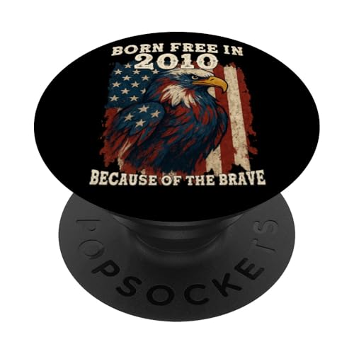 Born Free in 2010 Born Free – 15 Years of American Pride PopSockets Klebender PopGrip von America: Land of the Free Because of the Brave