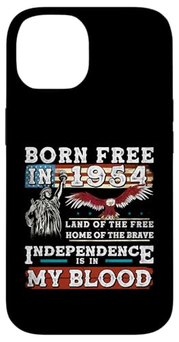 Born Free in 1954 - 71 Years of American Pride Hülle für iPhone 14 von America: Land of the Free - Patriot Store
