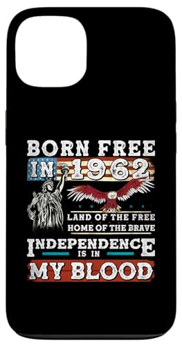 Born Free in 1962 - 63 Years of Patriot Pride - July 4th Hülle für iPhone 13 Born Free in 1962 - 63 Years of Patriot Pride - July 4th Hülle für iPhone 13 von America: Land of the Free - Patriot Store