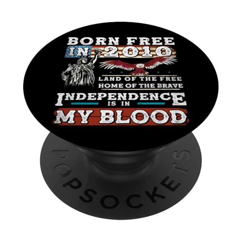 Born Free in 2010 - 15 Years of American Spirit & Honor PopSockets Klebender PopGrip Born Free in 2010 - 15 Years of American Spirit & Honor PopSockets Klebender PopGrip von America: Land of the Free - Patriot Store