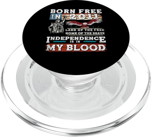 Born Free in 2011 - 14 Years of American Pride PopSockets PopGrip für MagSafe Born Free in 2011 - 14 Years of American Pride PopSockets PopGrip für MagSafe von America: Land of the Free - Patriot Store