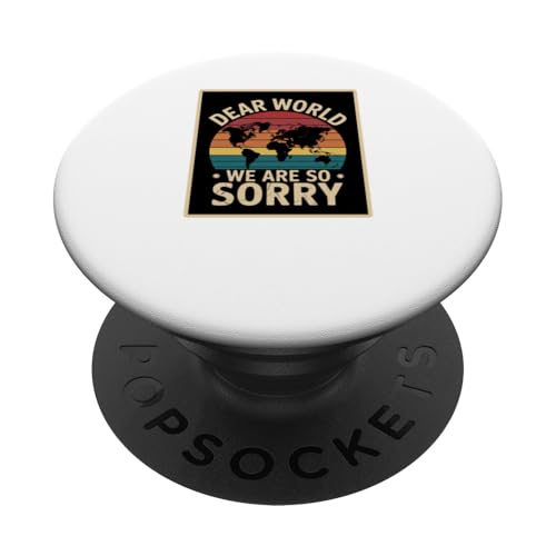 Liebe Welt, es tut uns leid. PopSockets Klebender PopGrip Liebe Welt, es tut uns leid. PopSockets Klebender PopGrip von America