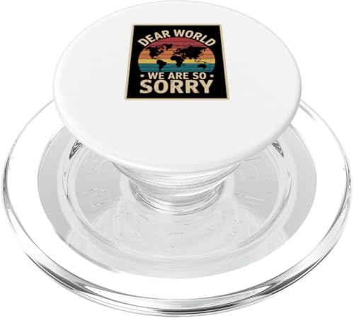 Liebe Welt, es tut uns leid. PopSockets PopGrip für MagSafe Liebe Welt, es tut uns leid. PopSockets PopGrip für MagSafe von America