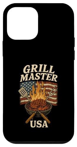 Grill Master USA Grill, Vintage-Design Hülle für iPhone 12 mini Grill Master USA Grill, Vintage-Design Hülle für iPhone 12 mini von American BBQ Kings & Backyard Grilling Co.