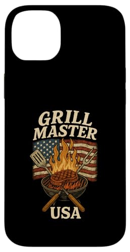 Grill Master USA Grill, Vintage-Design Hülle für iPhone 14 Plus Grill Master USA Grill, Vintage-Design Hülle für iPhone 14 Plus von American BBQ Kings & Backyard Grilling Co.