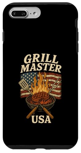 Grill Master USA Grill, Vintage-Design Hülle für iPhone 7 Plus/8 Plus Grill Master USA Grill, Vintage-Design Hülle für iPhone 7 Plus/8 Plus von American BBQ Kings & Backyard Grilling Co.