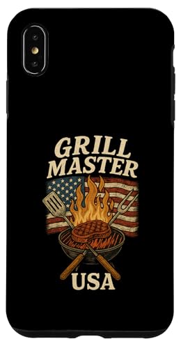 Grill Master USA Grill, Vintage-Design Hülle für iPhone XS Max Grill Master USA Grill, Vintage-Design Hülle für iPhone XS Max von American BBQ Kings & Backyard Grilling Co.