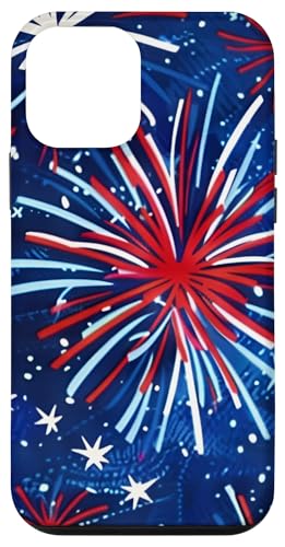 Feuerwerk Rot Weiß Blau Patriotischer Gedenktag 4. Juli Hülle für iPhone 12 mini Feuerwerk Rot Weiß Blau Patriotischer Gedenktag 4. Juli Hülle für iPhone 12 mini von American Freedom Wear