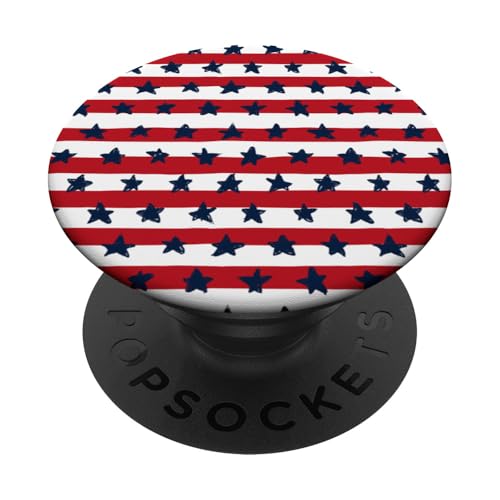 Patriotische USA-Flagge | Gedenktag & 4. Juli PopSockets Klebender PopGrip Patriotische USA-Flagge | Gedenktag & 4. Juli PopSockets Klebender PopGrip von American Freedom Wear