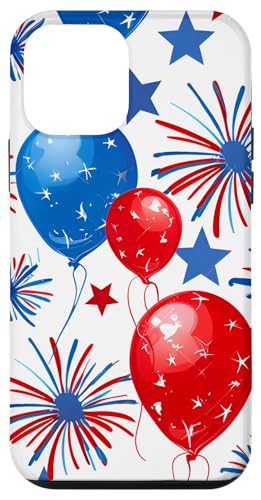 Rot Weiß Blau Ballon Party | Gedenktag & 4. Juli Hülle für iPhone 12 mini Rot Weiß Blau Ballon Party | Gedenktag & 4. Juli Hülle für iPhone 12 mini von American Freedom Wear