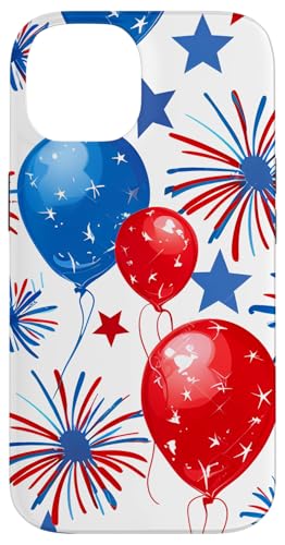 Rot Weiß Blau Ballon Party | Gedenktag & 4. Juli Hülle für iPhone 14 Rot Weiß Blau Ballon Party | Gedenktag & 4. Juli Hülle für iPhone 14 von American Freedom Wear