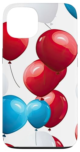 Rot Weiß Blau Ballon Patriotisch | Memorial Day & 4. Juli Hülle für iPhone 13 Rot Weiß Blau Ballon Patriotisch | Memorial Day & 4. Juli Hülle für iPhone 13 von American Freedom Wear