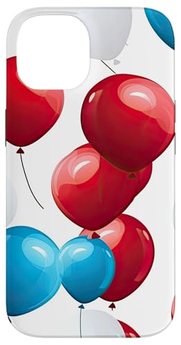 Rot Weiß Blau Ballon Patriotisch | Memorial Day & 4. Juli Hülle für iPhone 14 Rot Weiß Blau Ballon Patriotisch | Memorial Day & 4. Juli Hülle für iPhone 14 von American Freedom Wear