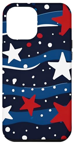 Rot Weiß Blau Sterne Patriotisch | Memorial Day & 4. Juli Hülle für iPhone 12 Pro Max Rot Weiß Blau Sterne Patriotisch | Memorial Day & 4. Juli Hülle für iPhone 12 Pro Max von American Freedom Wear