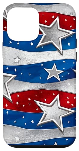 Rot Weiß Blau Sterne Patriotisch | Memorial Day & 4. Juli Hülle für iPhone 12 mini Rot Weiß Blau Sterne Patriotisch | Memorial Day & 4. Juli Hülle für iPhone 12 mini von American Freedom Wear