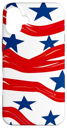 Rot Weiß Blau Sterne Patriotisch | Memorial Day & 4. Juli Hülle für iPhone 16 Plus Rot Weiß Blau Sterne Patriotisch | Memorial Day & 4. Juli Hülle für iPhone 16 Plus von American Freedom Wear