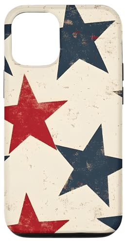Rot Weiß Blau Sterne patriotisch | Memorial Day & 4. Juli Hülle für iPhone 12/12 Pro Rot Weiß Blau Sterne patriotisch | Memorial Day & 4. Juli Hülle für iPhone 12/12 Pro von American Freedom Wear