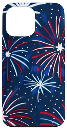 Rot Weiß Blau Sterne patriotisch | Memorial Day & 4. Juli Hülle für iPhone 13 Pro Max Rot Weiß Blau Sterne patriotisch | Memorial Day & 4. Juli Hülle für iPhone 13 Pro Max von American Freedom Wear