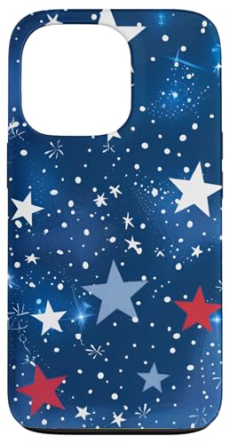 Rot Weiß Blau Sterne patriotisch | Memorial Day & 4. Juli Hülle für iPhone 13 Pro Rot Weiß Blau Sterne patriotisch | Memorial Day & 4. Juli Hülle für iPhone 13 Pro von American Freedom Wear