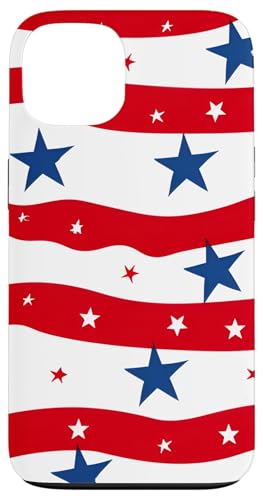 Rot Weiß Blau Sterne patriotisch | Memorial Day & 4. Juli Hülle für iPhone 13 Rot Weiß Blau Sterne patriotisch | Memorial Day & 4. Juli Hülle für iPhone 13 von American Freedom Wear