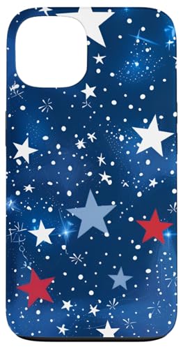 Rot Weiß Blau Sterne patriotisch | Memorial Day & 4. Juli Hülle für iPhone 13 Rot Weiß Blau Sterne patriotisch | Memorial Day & 4. Juli Hülle für iPhone 13 von American Freedom Wear