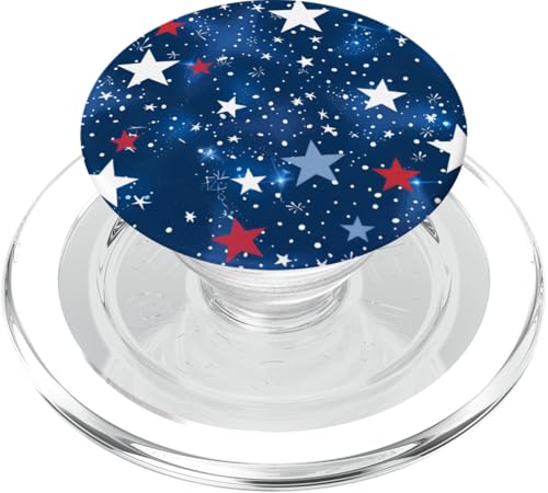 Rot Weiß Blau Sterne patriotisch | Memorial Day & 4. Juli PopSockets PopGrip für MagSafe Rot Weiß Blau Sterne patriotisch | Memorial Day & 4. Juli PopSockets PopGrip für MagSafe von American Freedom Wear
