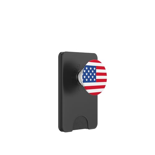 Rot Weiß Blau Sterne patriotisch | Memorial Day & 4. Juli PopSockets PopWallet für MagSafe von American Freedom Wear