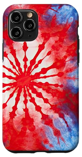 Rot Weiß Blau Tie Dye Patriotisch | Memorial Day & 4. Juli Hülle für iPhone 11 Pro Rot Weiß Blau Tie Dye Patriotisch | Memorial Day & 4. Juli Hülle für iPhone 11 Pro von American Freedom Wear