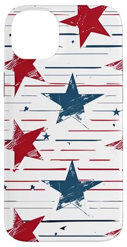 Rustikale rot-weiß-blaue Sterne patriotischer Gedenktag 4. Juli Hülle für iPhone 14 Plus Rustikale rot-weiß-blaue Sterne patriotischer Gedenktag 4. Juli Hülle für iPhone 14 Plus von American Freedom Wear