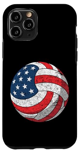 Volleyball-Gedenktag mit amerikanischer Flagge und 4. Juli Hülle für iPhone 11 Pro Volleyball-Gedenktag mit amerikanischer Flagge und 4. Juli Hülle für iPhone 11 Pro von American Freedom Wear