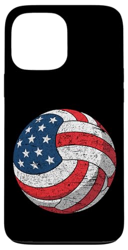 Volleyball-Gedenktag mit amerikanischer Flagge und 4. Juli Hülle für iPhone 13 Pro Max Volleyball-Gedenktag mit amerikanischer Flagge und 4. Juli Hülle für iPhone 13 Pro Max von American Freedom Wear