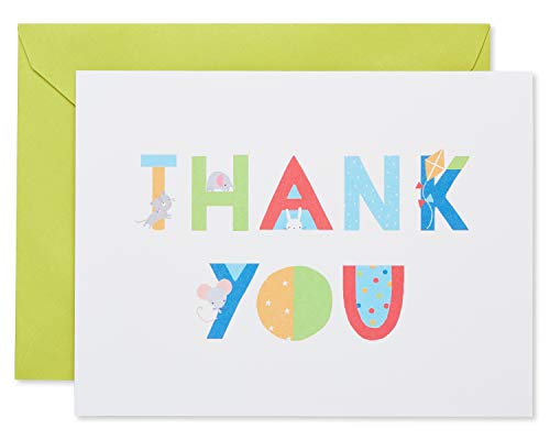 American Greetings Baby-Dankeskarten mit Umschlägen 50-Count Baby Thank You von American Greetings