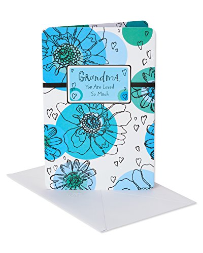 American Greetings Birthday Card for Grandma (Blue Floral) von American Greetings