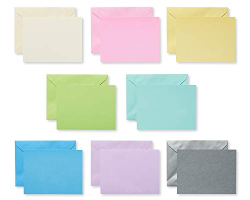 American Greetings Blankokarten mit Umschlägen, Pastellfarben, 100 Stück von American Greetings