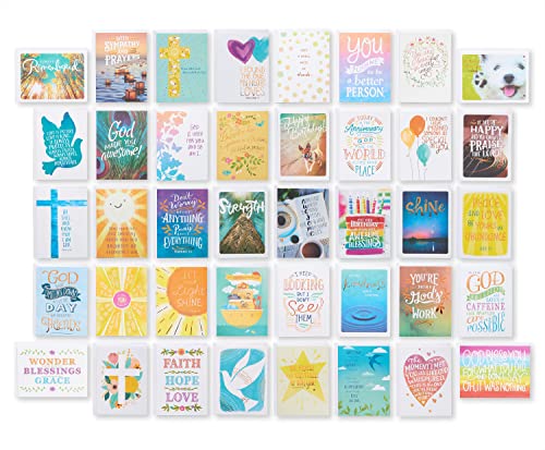 American Greetings Religiöses Deluxe-Karten-Sortiment für alle Anlässe (40 Stück) von American Greetings