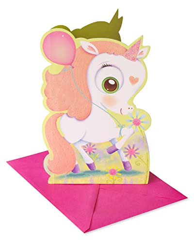 American Greetings Geburtstagskarte für Mädchen (Einhorn) von American Greetings