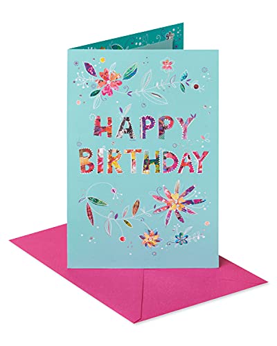 American Greetings Geburtstagskarte für Sie (Floral Happy Birthday) von American Greetings