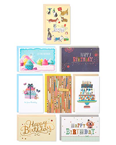 American Greetings Hochwertige Geburtstagskarten-Kollektion (8 Stück) von American Greetings