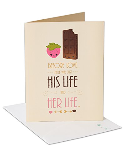 American Greetings Lustige Hochzeit, Brautparty oder Verlobungskarte (Schokoladen-Erdbeere) von American Greetings