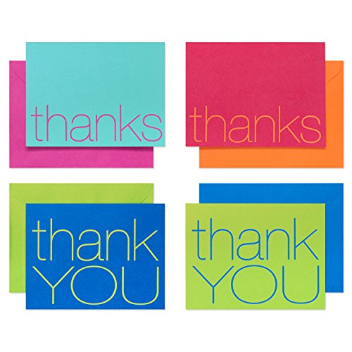 American Greetings Mehrfarbige Dankeskarten und bunte Umschläge, 50 Stück von American Greetings