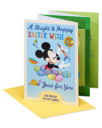 American Greetings Osterkarte für Kinder (Mickey Maus) Micky Maus Osterkarte. von American Greetings