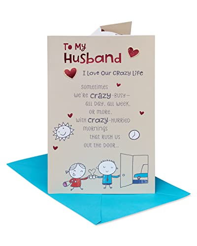 American Greetings Pop Up Birthday Card for Husband (Crazy Life) von American Greetings