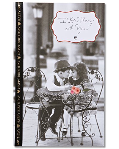 American Greetings Romantische Geburtstagskarte (Love Being with You) von American Greetings