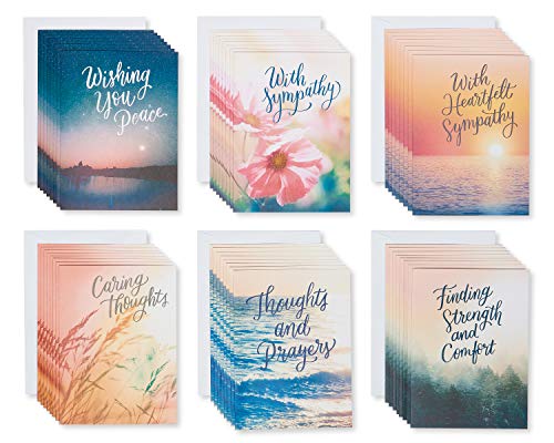 American Greetings Trauerkarten-Sortiment, Natur, 48 Stück von American Greetings