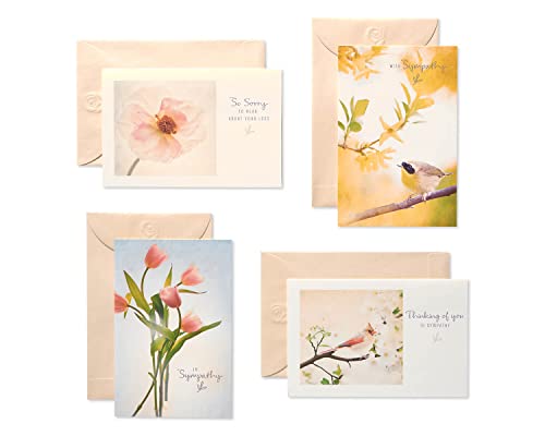 American Greetings Trauerkarten mit Umschlägen, Blumenmuster, 12 Stück von American Greetings