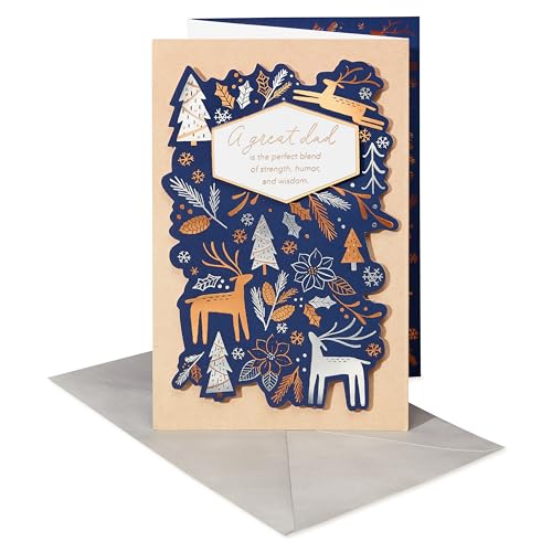 American Greetings Weihnachtskarte für Papa (Stärke, Humor und Weisheit) von American Greetings