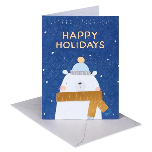 American Greetings Weihnachtskarte mit Blindenschrift (Simple Joys) von American Greetings