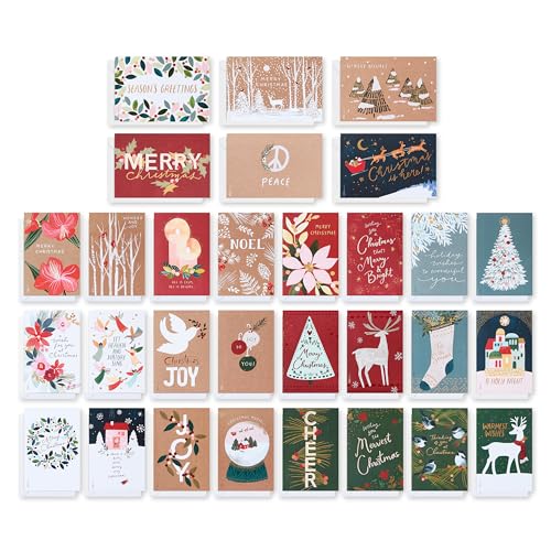 American Greetings Weihnachtskarten mit Umschlägen, traditionelles Weihnachtsbündel, entworfen von Kathy Davis, 30 Stück American Greetings Weihnachtskarten mit Umschlägen, traditionelles Weihnachtsbündel, entworfen von Kathy Davis, 30 Stück von American Greetings