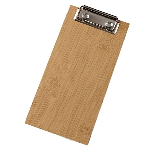 American Metalcraft BB8 Holz-Klemmbrett, Speisekartenhalter, Bambus von American Metalcraft