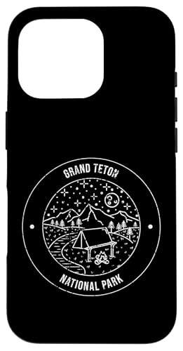 Grand Teton National Park Camping Vintage Outdoor Wandern Hülle für iPhone 16 Pro Grand Teton National Park Camping Vintage Outdoor Wandern Hülle für iPhone 16 Pro von American Natural Outdoor Wilderness